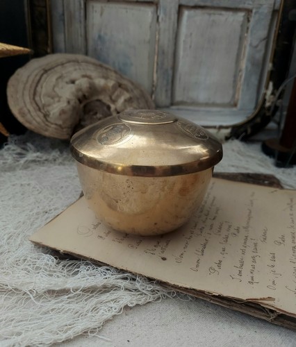 Vintage brass covered korean - vintage,